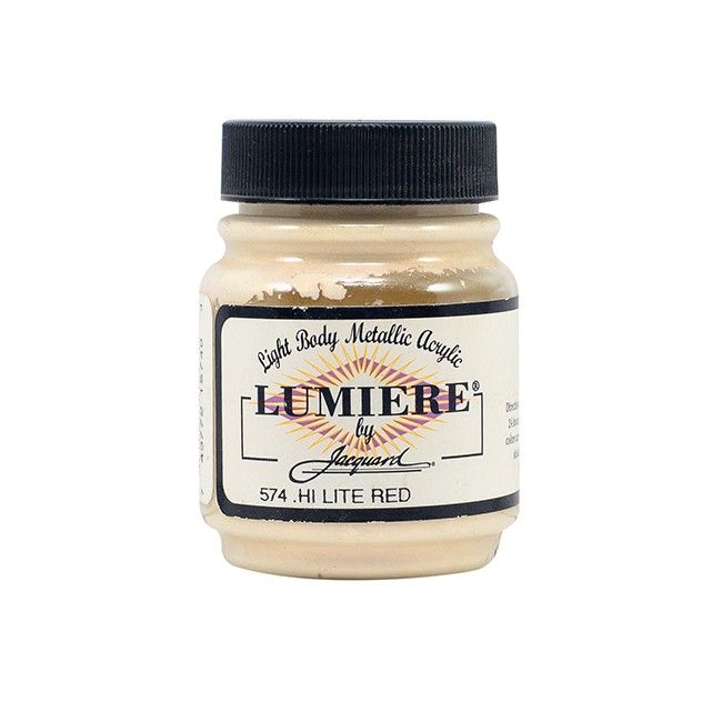 Jacquard Lumiere Paint - Hi-Lite Red