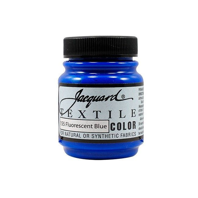 Jacquard Textile Color Paint - Fluorescent Blue