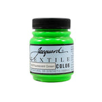 Jacquard Textile Color Paint - Fluorescent Green