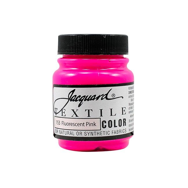 Jacquard Textile Color Paint - Fluorescent Pink