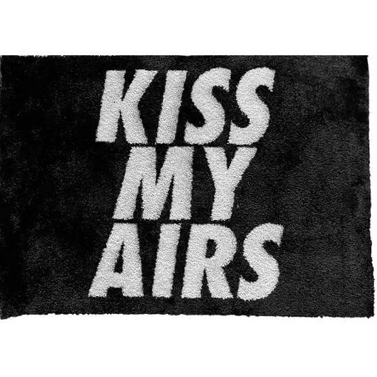 Sneaker Bath Mat - Kiss My Airs (Black)
