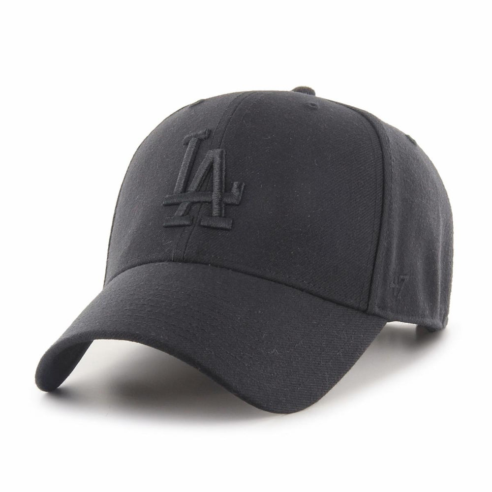 '47 Brand MVP Snapback Los Angeles Dodgers Cap - Black/Black