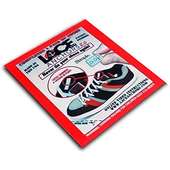 Lace Anchors 2.0 - Lace Lock No Tie Shoe Lace System