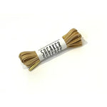 SneakerScience Leather Laces with Gold Tips - (Gold)