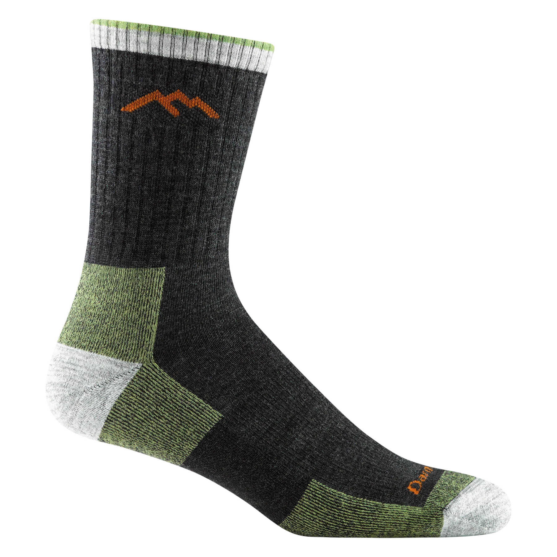 Darn Tough - Men's Hiker Micro Crew Midweight Hiking Socks (Lime)