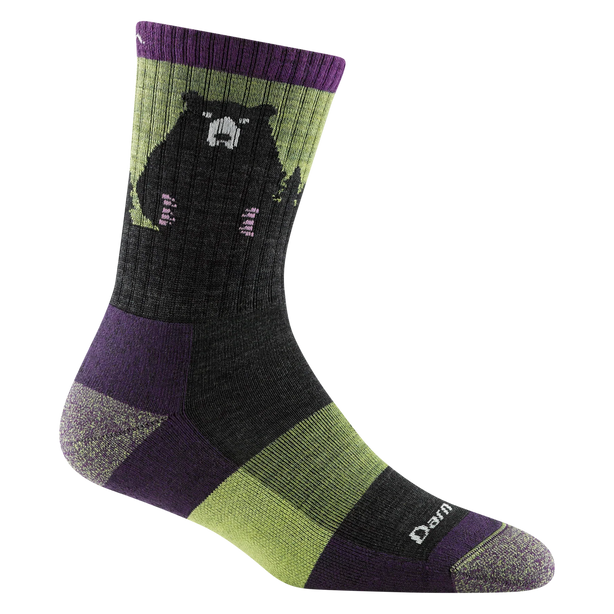 Darn Tough - Women's Bear Town Micro Crew Lightweight Hiking Socks (Lime)