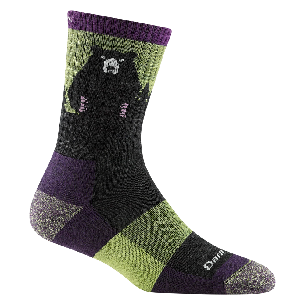 Darn Tough - Women's Bear Town Micro Crew Lightweight Hiking Socks (Lime)