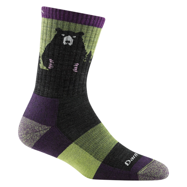 Darn Tough - Women's Bear Town Micro Crew Lightweight Hiking Socks (Lime)