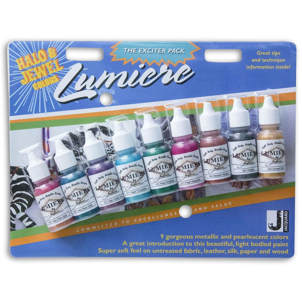 Jacquard Lumiere Paint Halo & Jewel Exciter Pack - Starter Set