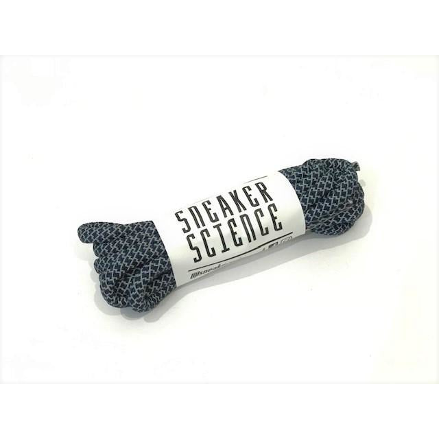 SneakerScience 3M Reflective Rope Laces - (Navy Blue)