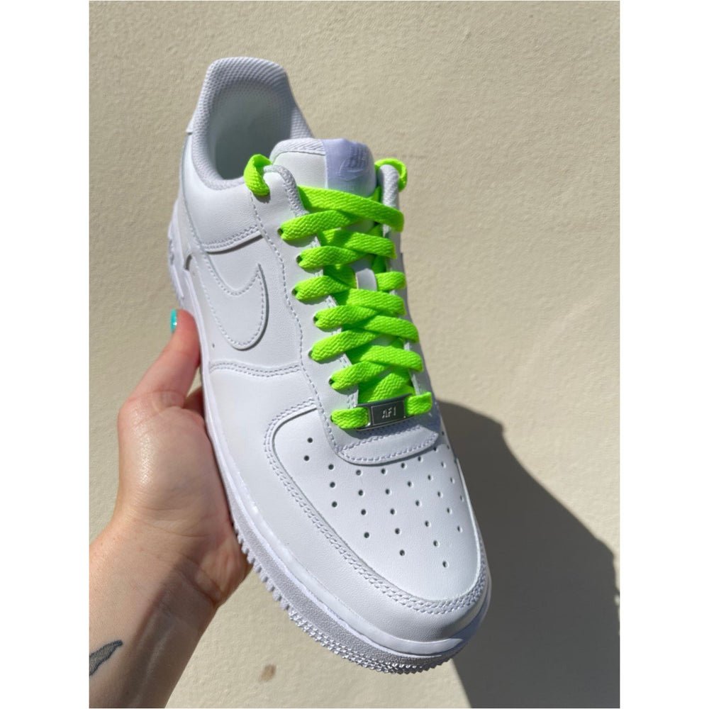 SneakerScience AF1 Replacement Laces - (Neon Green)