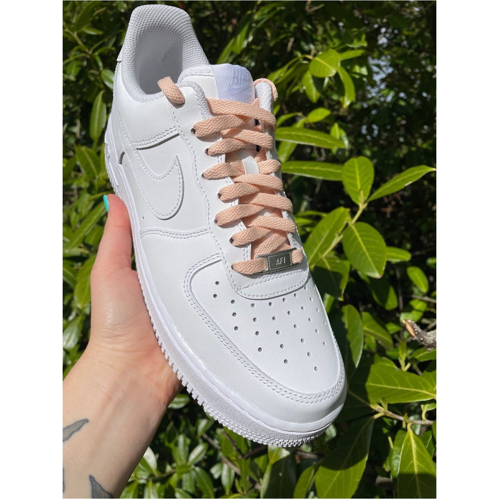 SneakerScience AF1 Replacement Laces - (Nude Pink)