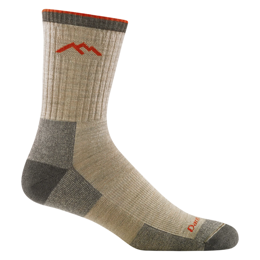 Darn Tough - Men's Hiker Micro Crew Midweight Hiking Socks (Oatmeal)