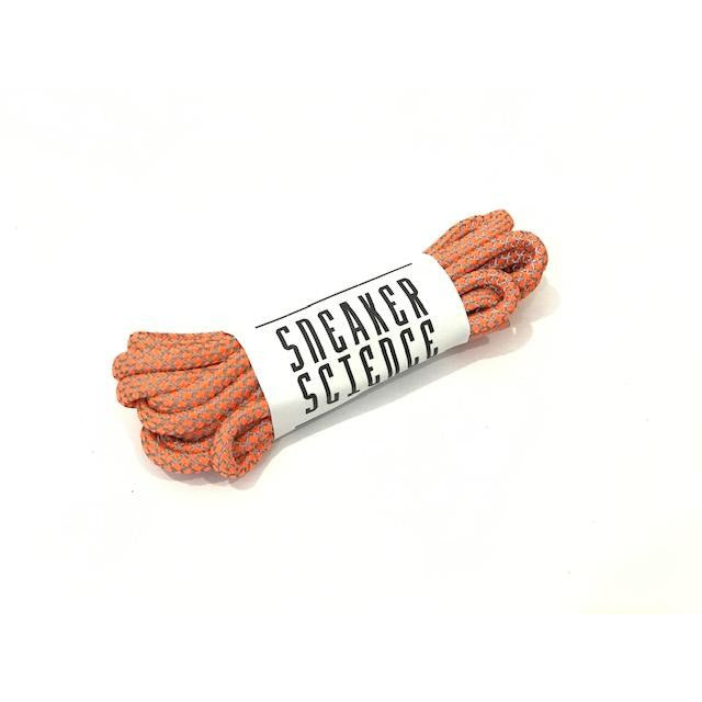 SneakerScience 3M Reflective Rope Laces - (Neon Orange)
