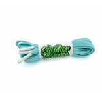 SneakerScience Premium Coloured Tip Laces - (Pale Blue/White)