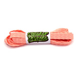 SneakerScience 15mm Wide Drag / Curb Style Shoelaces - (Peach)