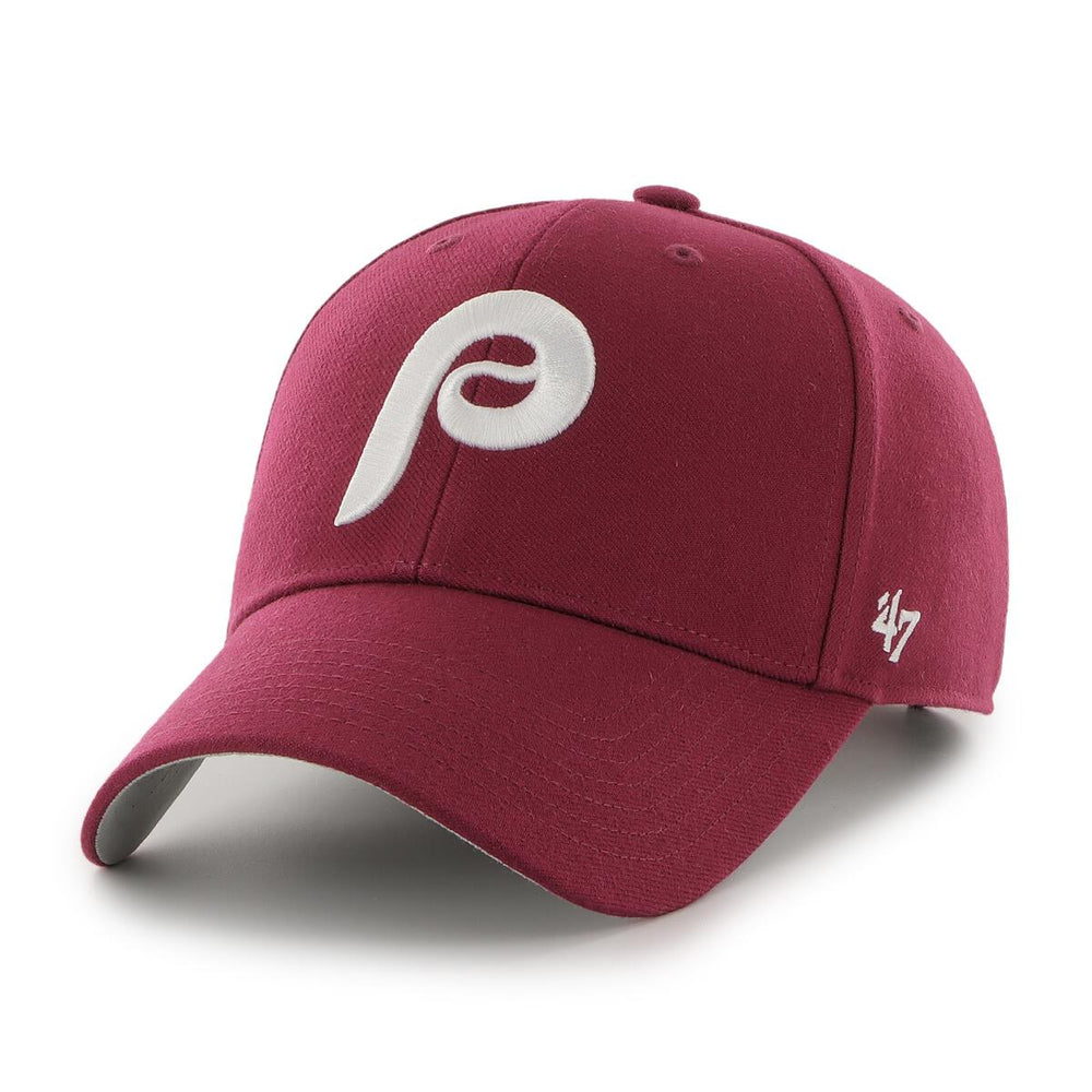 '47 Brand MVP Sure Shot Philadelphia Phillies Snapback Cap - Cardinal