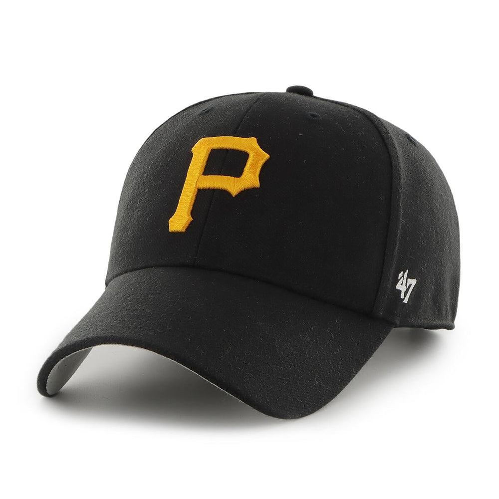 '47 Brand MVP Sure Shot Pittsburgh Pirates Snapback Cap - Black
