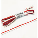 SneakerScience SB Dunk Replacement Laces - (White/Red)