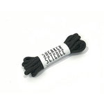 SneakerScience Round Rope Laces - (Dark Grey/Black)