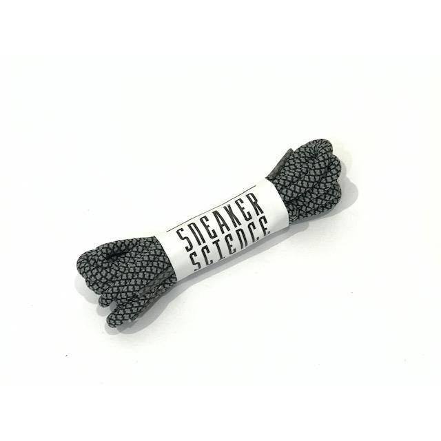 SneakerScience Round Rope Laces - (Grey/Black)