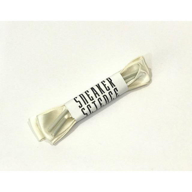 SneakerScience Satin Flat Laces - (Cream)