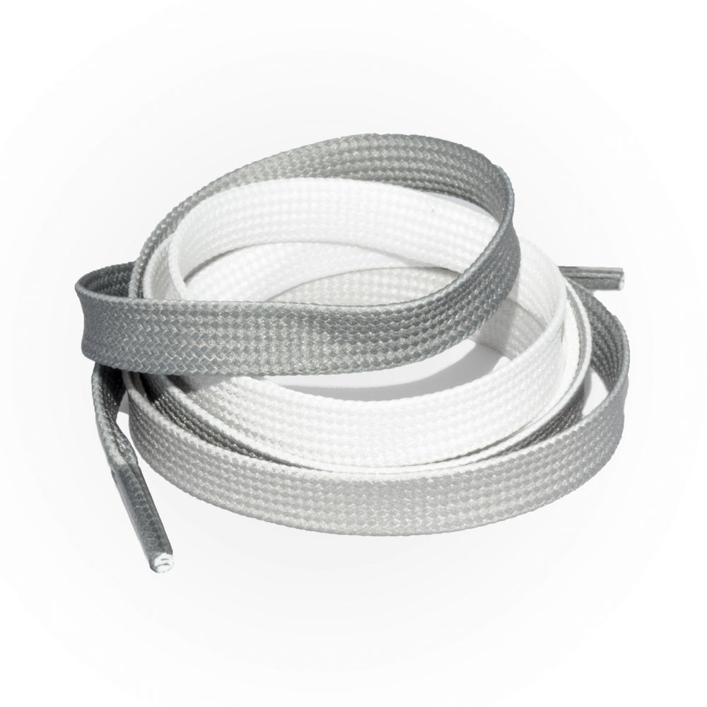 SneakerScience Fade Flat Laces - Grey