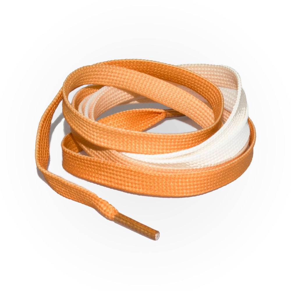 SneakerScience Fade Flat Laces - Orange