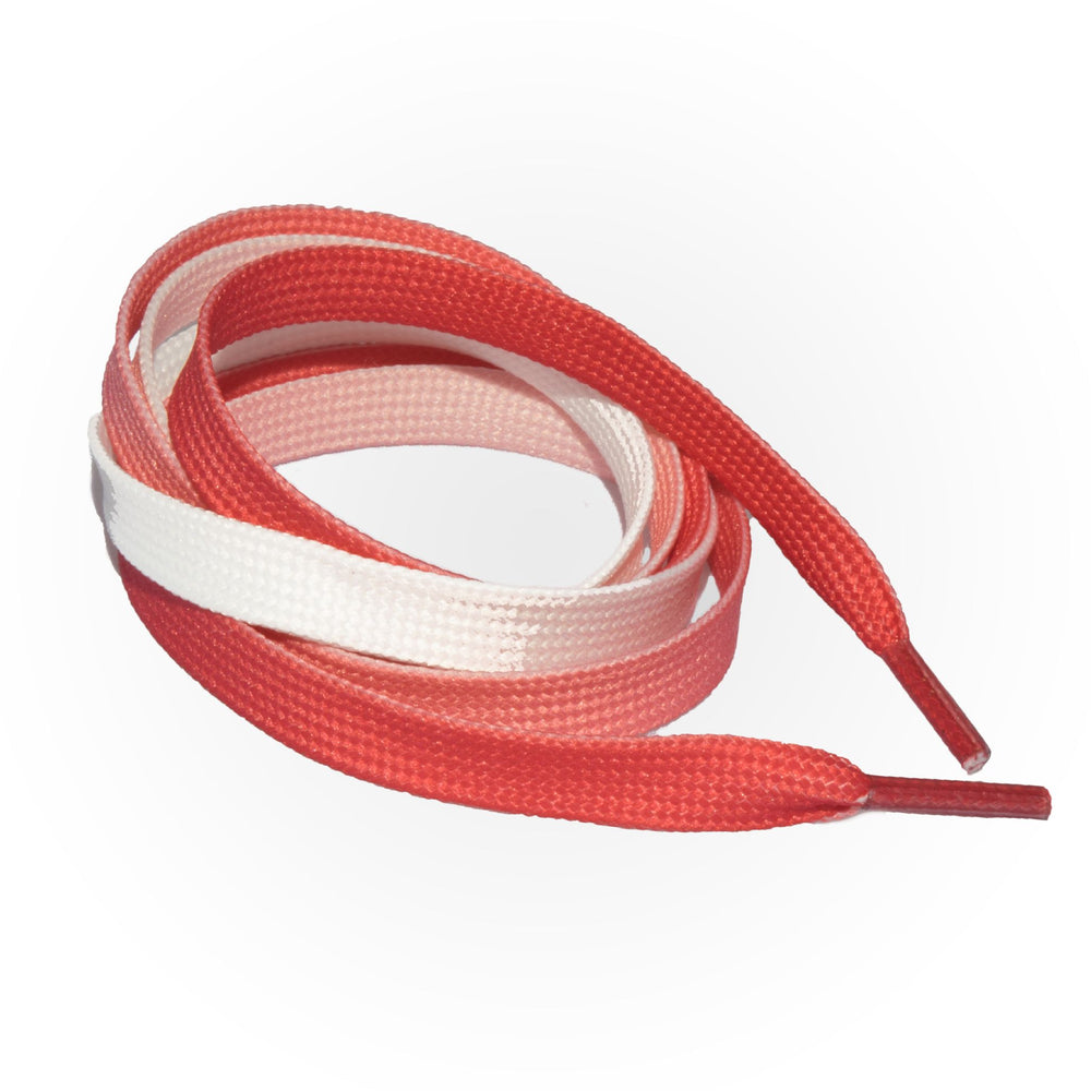 SneakerScience Fade Flat Laces - Red