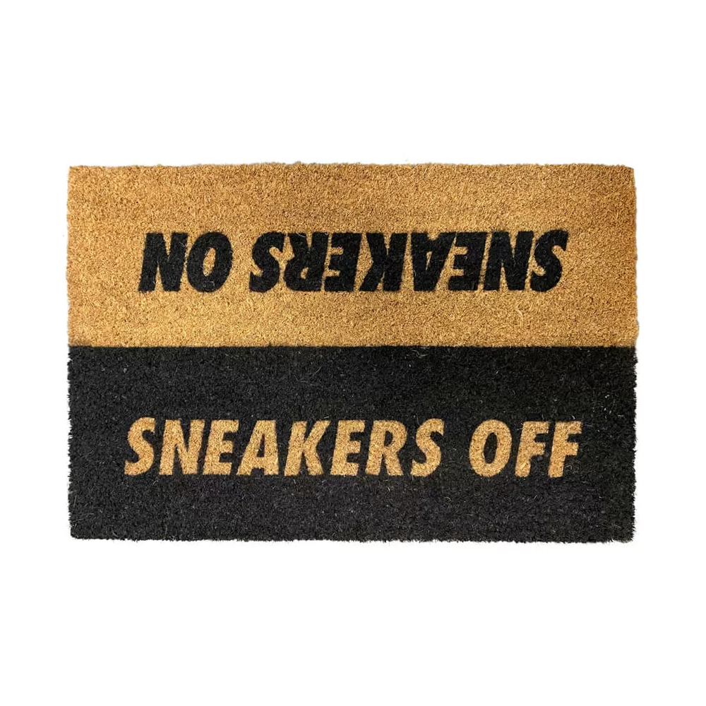 Sneaker Mat - Sneakers On / Sneakers Off Doormat