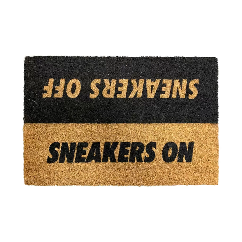 Sneaker Mat - Sneakers On / Sneakers Off Doormat