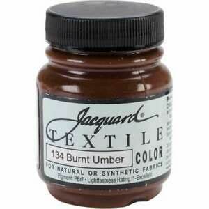 Jacquard Textile Color Paint - Burnt Umber