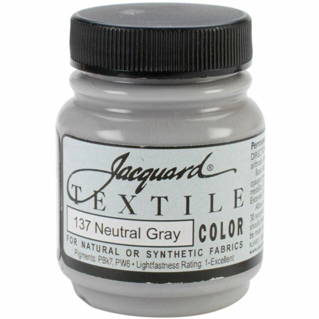 Jacquard Textile Color Paint - Neutral Grey