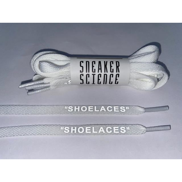 SneakerScience "SHOELACES" Reflective Laces - (White)
