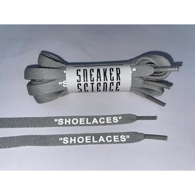SneakerScience "SHOELACES" Reflective Laces - (Grey)