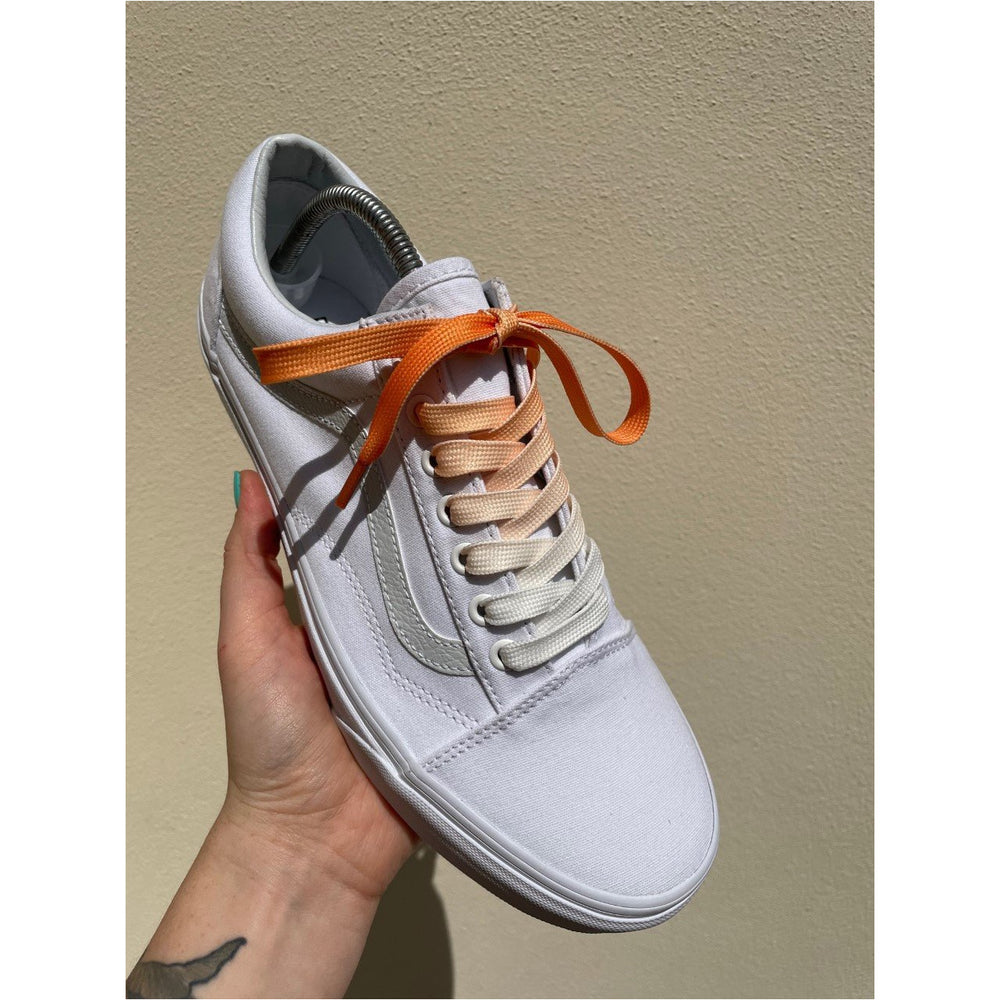 SneakerScience Fade Flat Laces - Orange