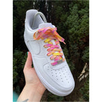 SneakerScience Tie Dye Flat Laces - (Tutti Frutti)