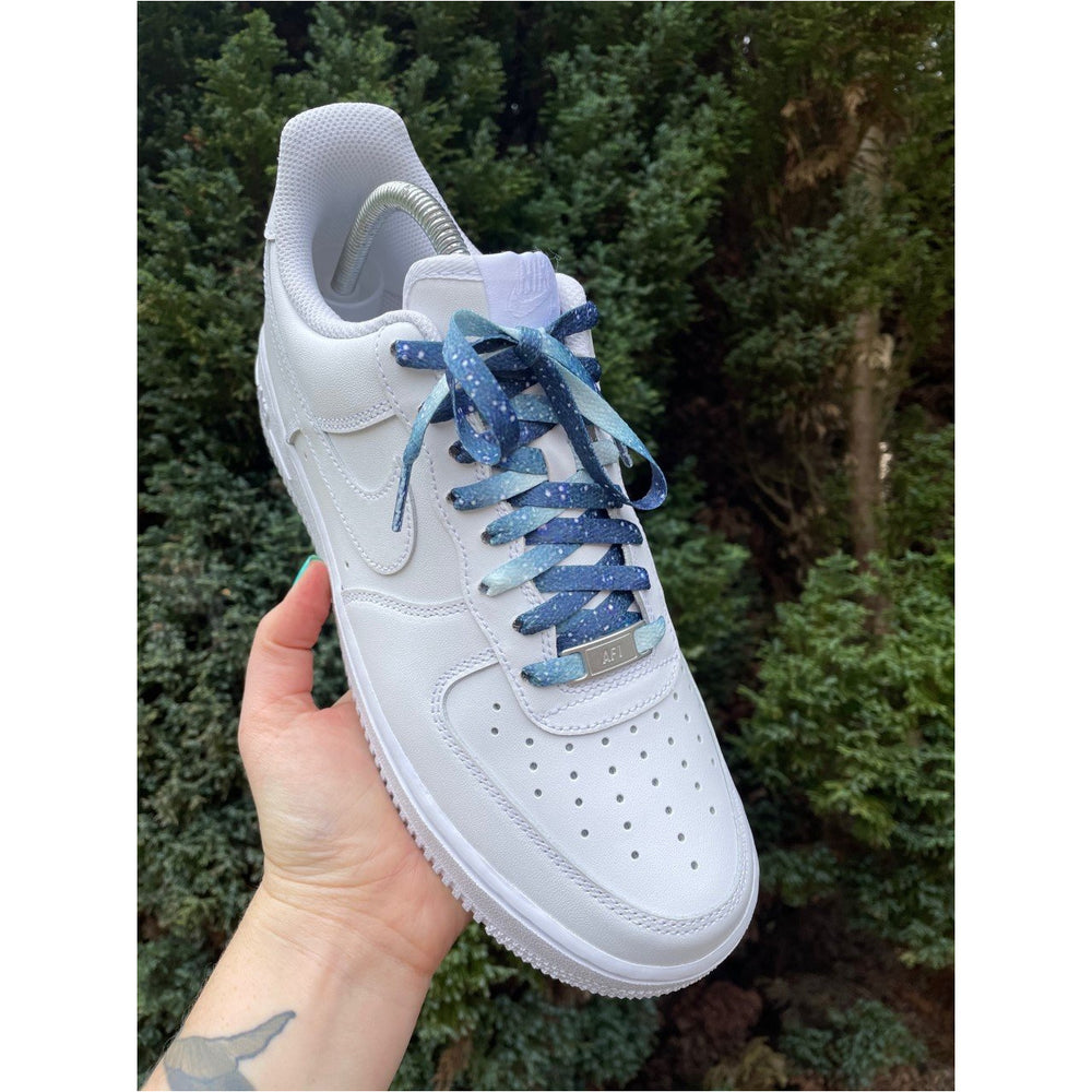 SneakerScience Space Series Flat Laces - (Stargaze Blue)