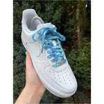 SneakerScience Tie Dye Flat Laces - (Denim)