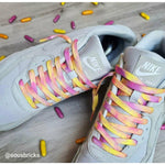 SneakerScience Tie Dye Flat Laces - (Tutti Frutti)