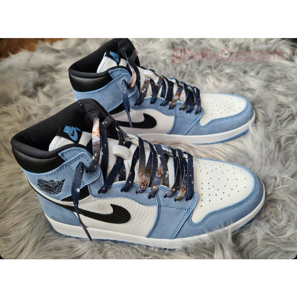 SneakerScience Space Series Flat Laces - (Nebula)