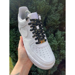 SneakerScience Splattered Flat Laces - (Black/Gold)