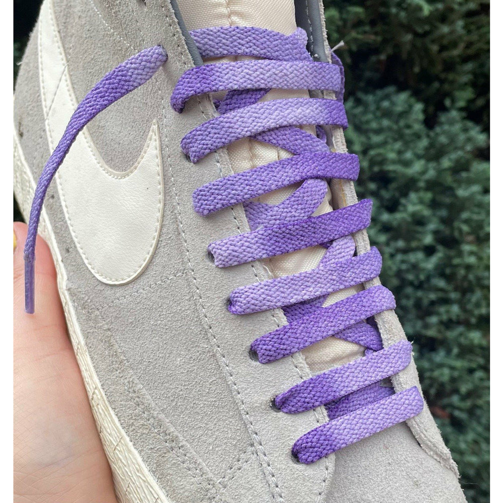 SneakerScience Vintage Flat Laces - (Purple)