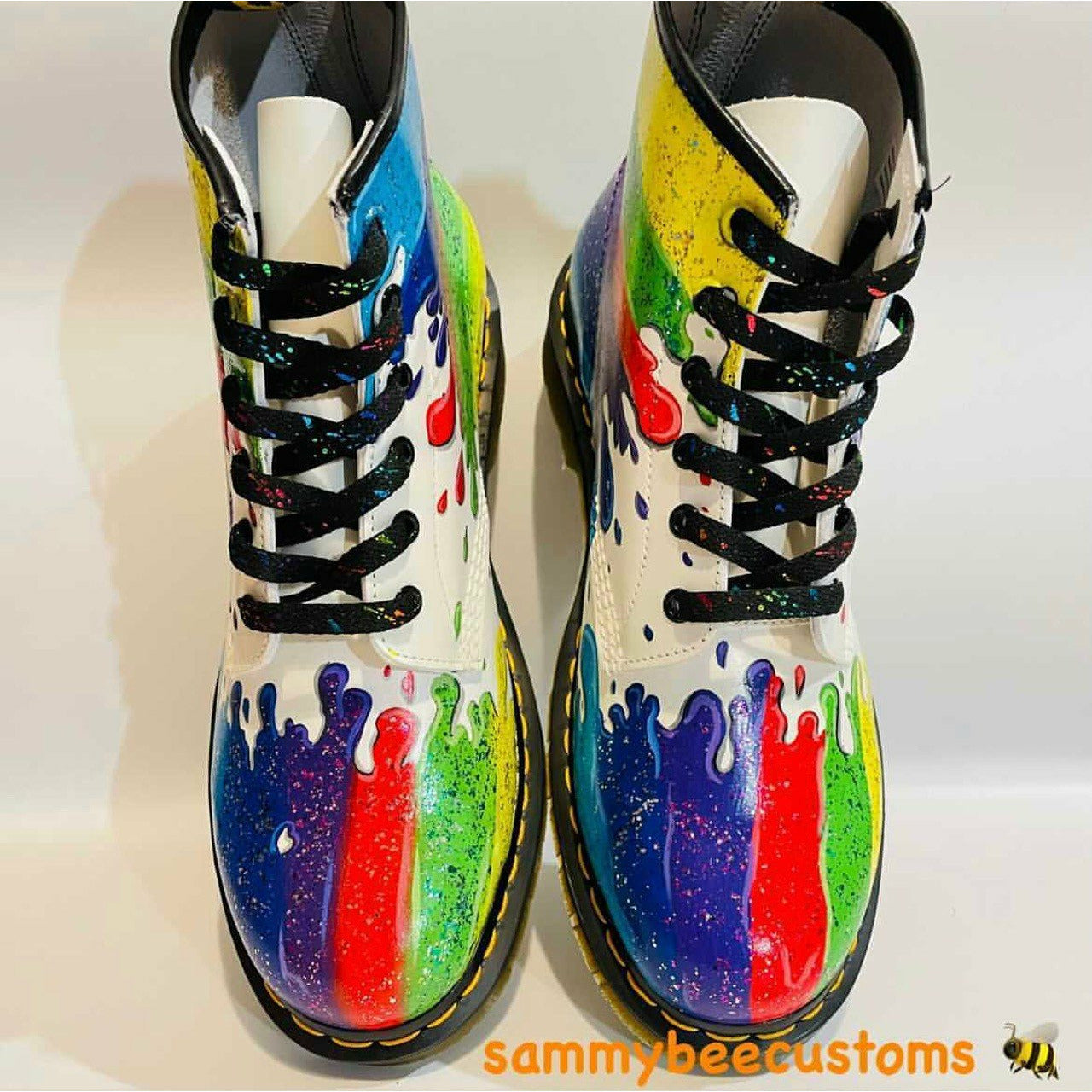 SneakerScience Splattered Flat Laces