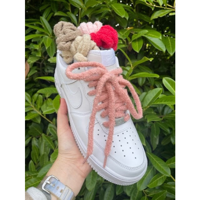 SneakerScience Fluffy Teddy Laces - (Baby Pink)