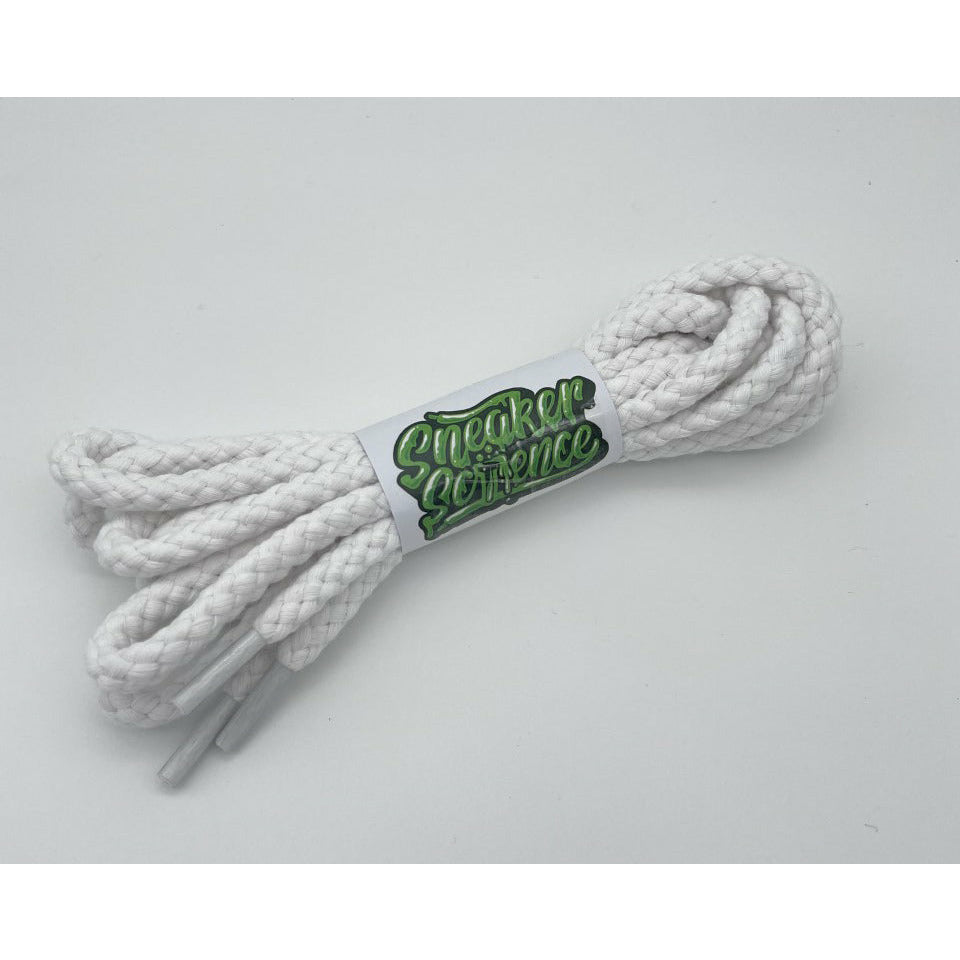 SneakerScience Thick Rope Laces - (White)