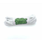 SneakerScience Kids Oval Laces - (White)