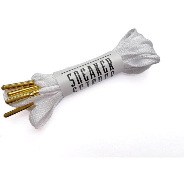 SneakerScience Premium Air Force 1 Replacement Laces - (White/Gold)