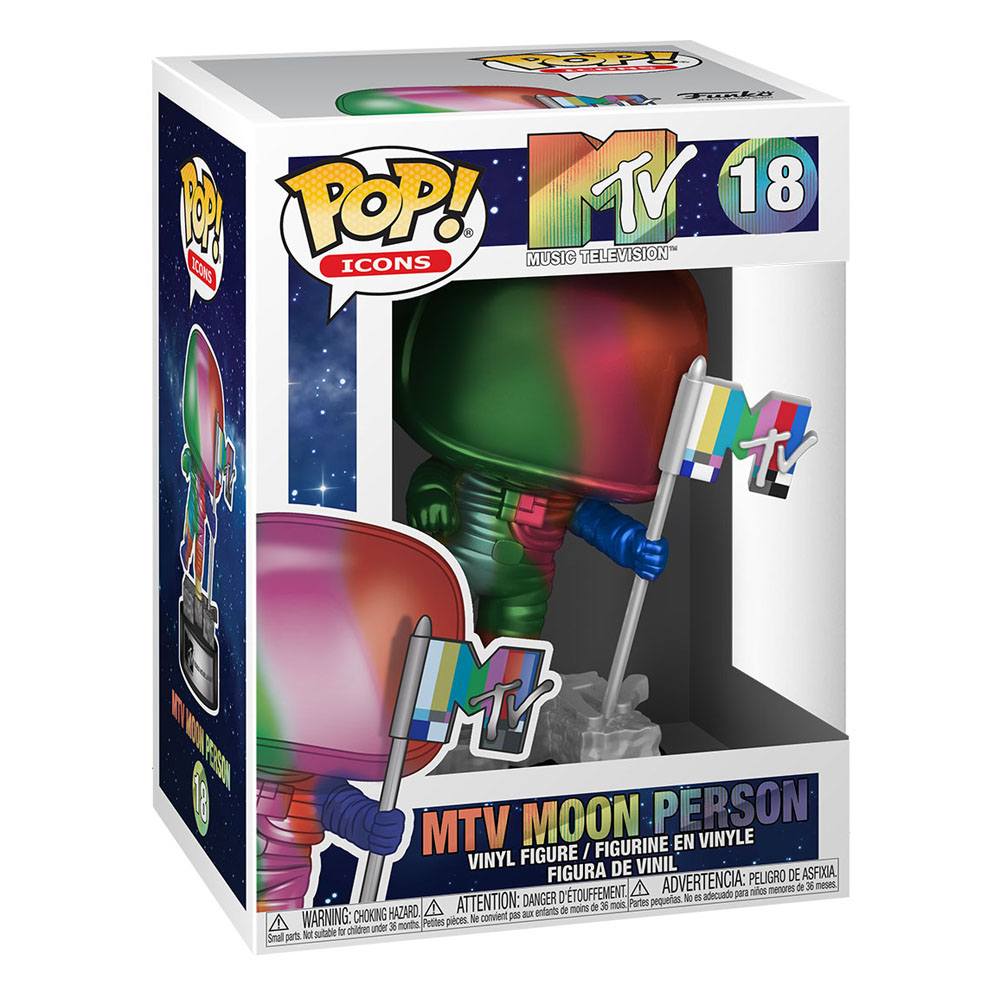 Funko POP! MTV Figure Moon Person (Rainbow) - 9cm
