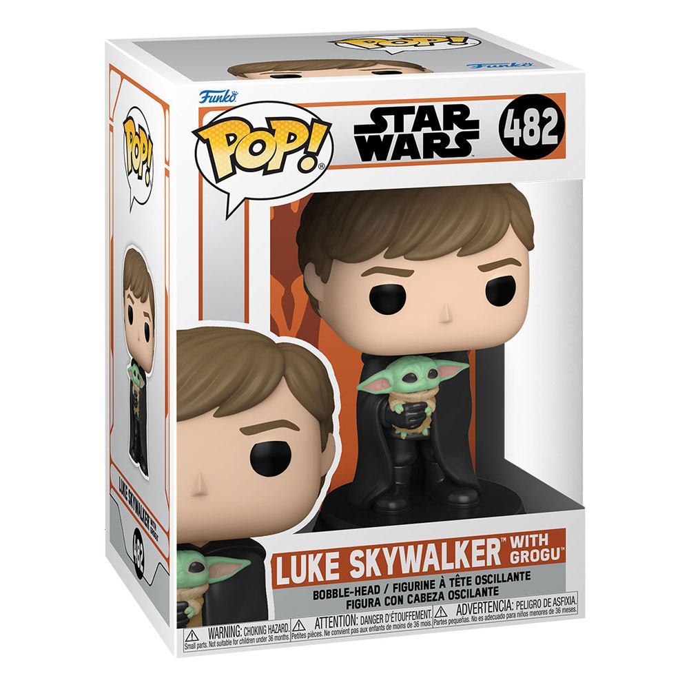 Funko POP! Star Wars The Mandalorian Figure Luke with Child - 9cm